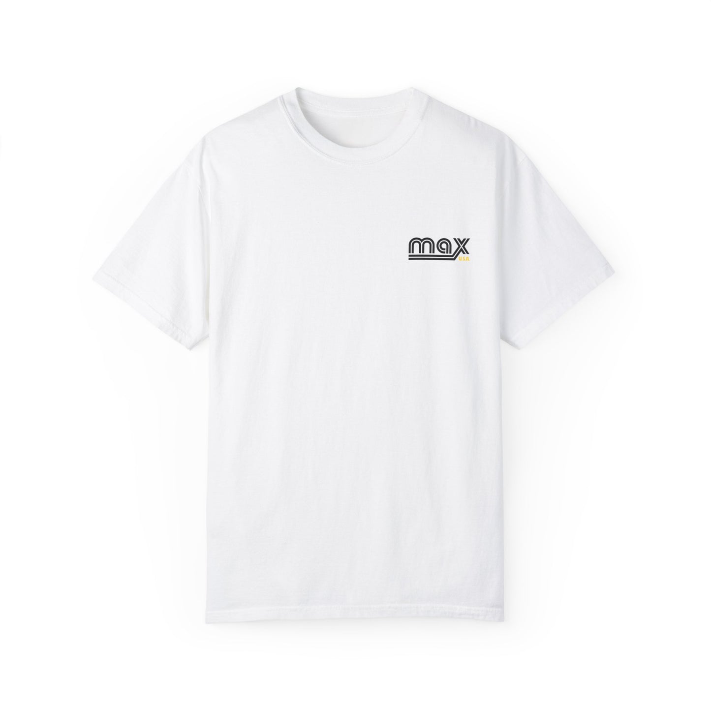 MAX Racing Factory T-Shirt | Black and Yellow Print