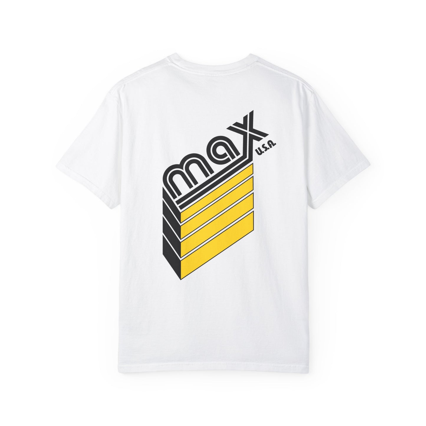 MAX Racing Factory T-Shirt | Black and Yellow Print