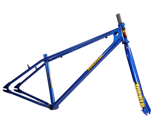 Torker MX29 BMX Frame Set - Candy Blue Gold colorway
