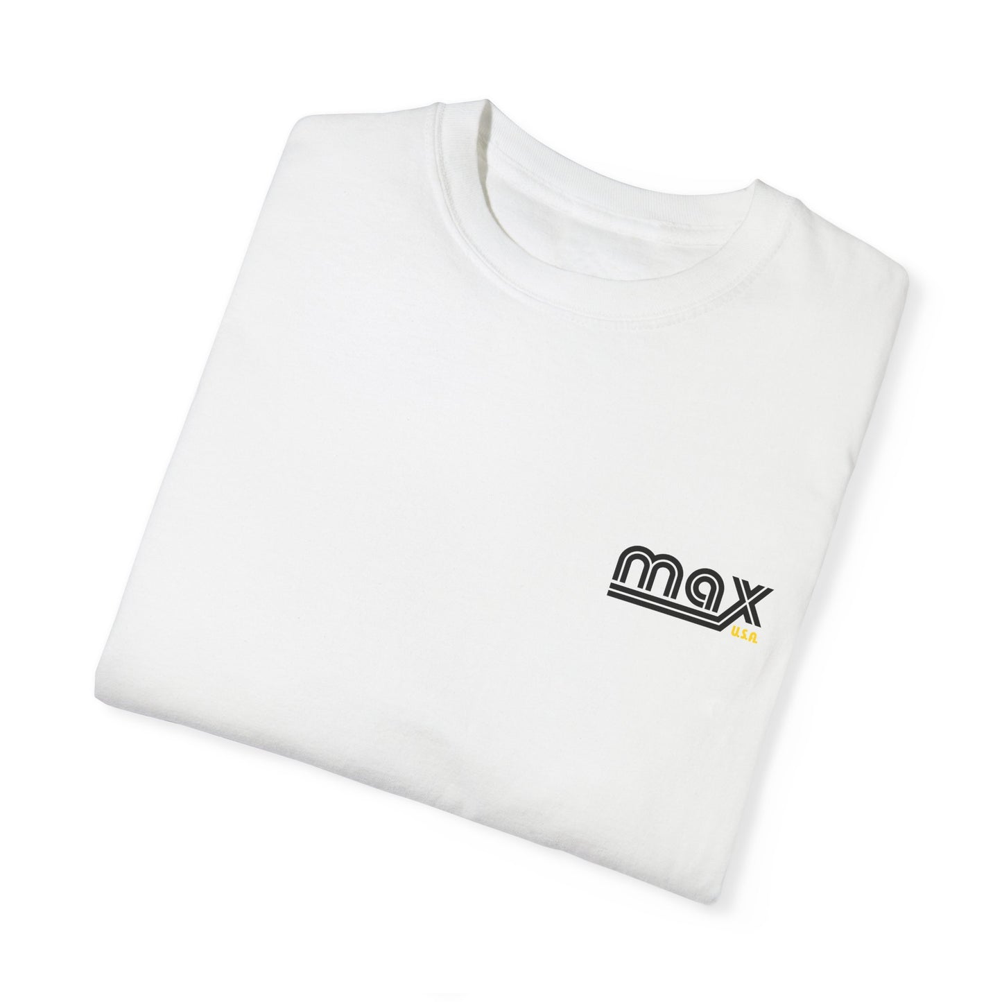 MAX Racing Factory T-Shirt | Black and Yellow Print