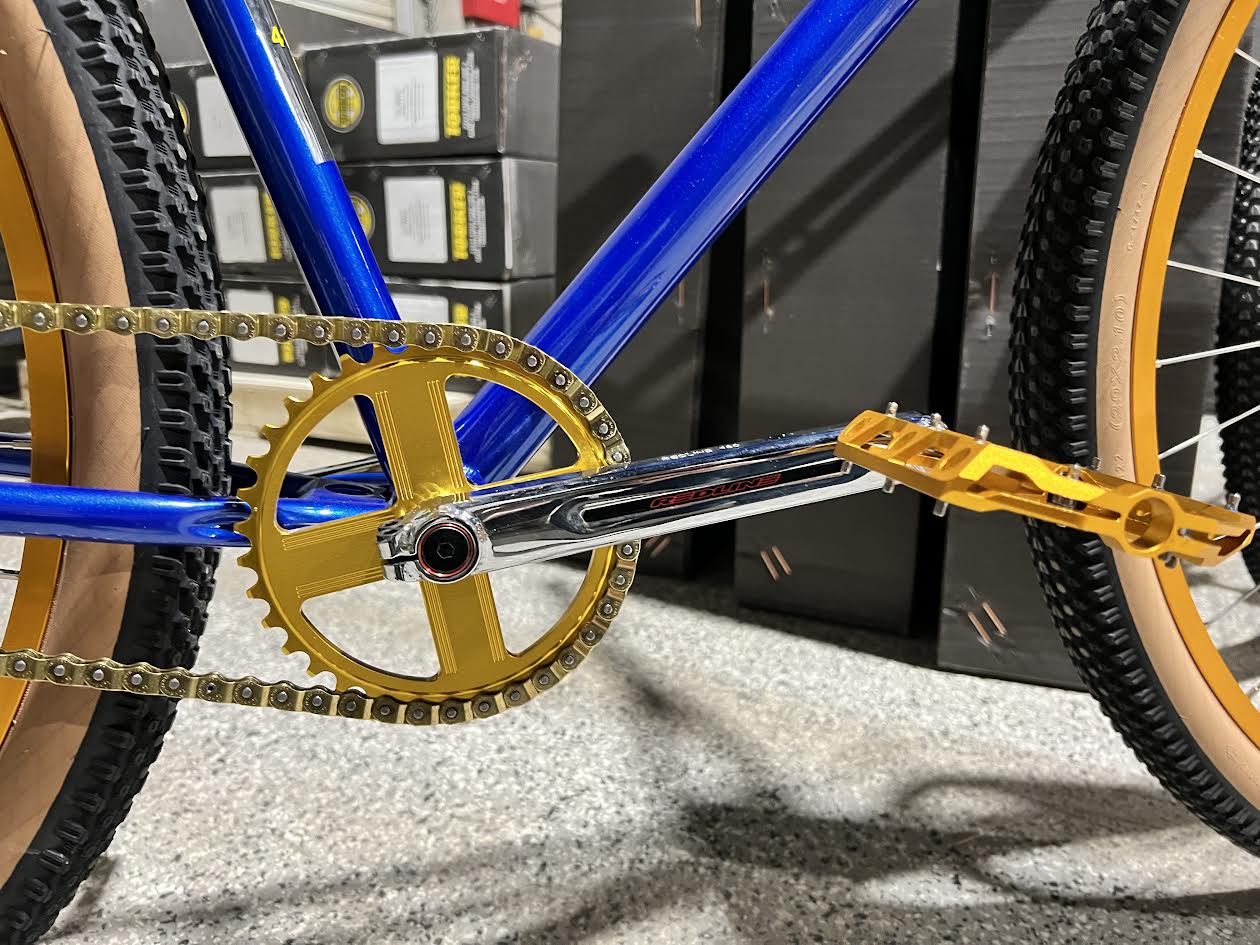 Torker BMX racing cranks detail
