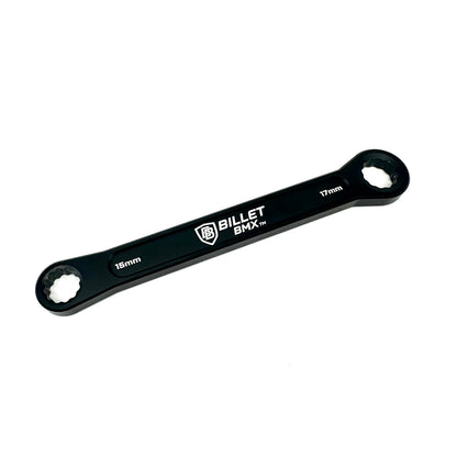 BILLET BMX DEEZ NUTS BILLET ALUMINUM BIKE AXLE NUT WRENCH 15mm & 17mm