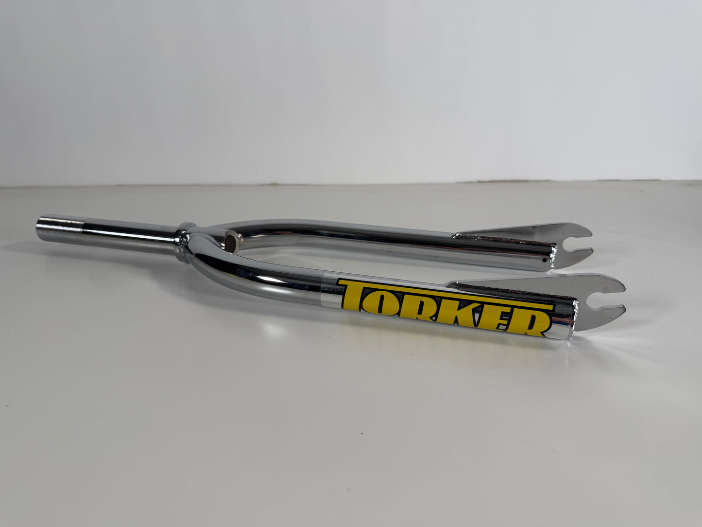 Torker Racing 1-inch threaded BMX fork crown and steerer detail