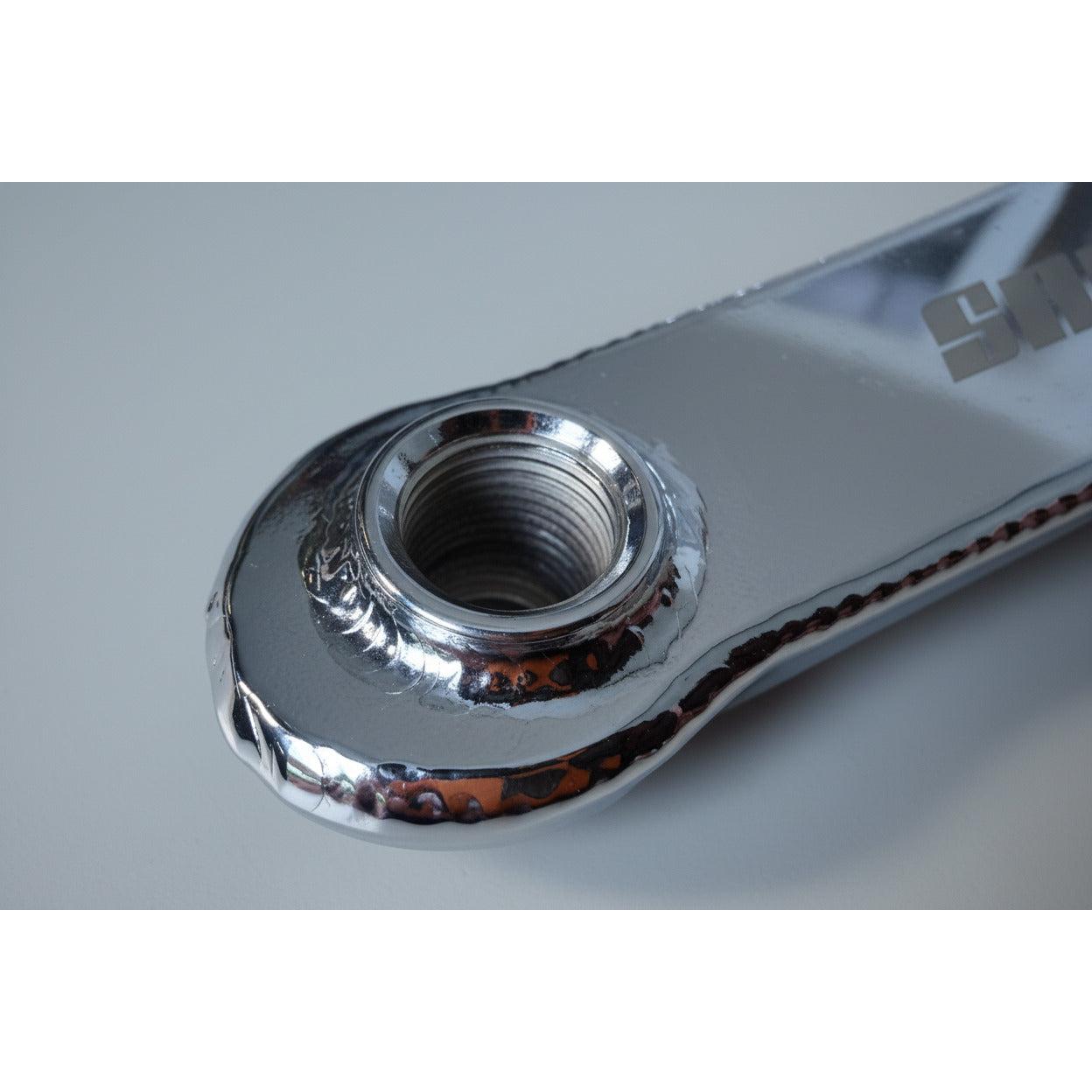 Supercross Strong Arm 3-piece BMX cranks — spindle detail