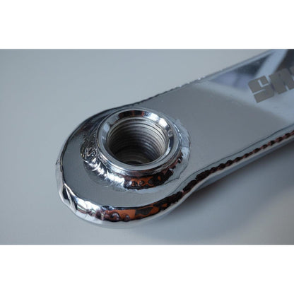 Supercross Strong Arm 3-piece BMX cranks — spindle detail