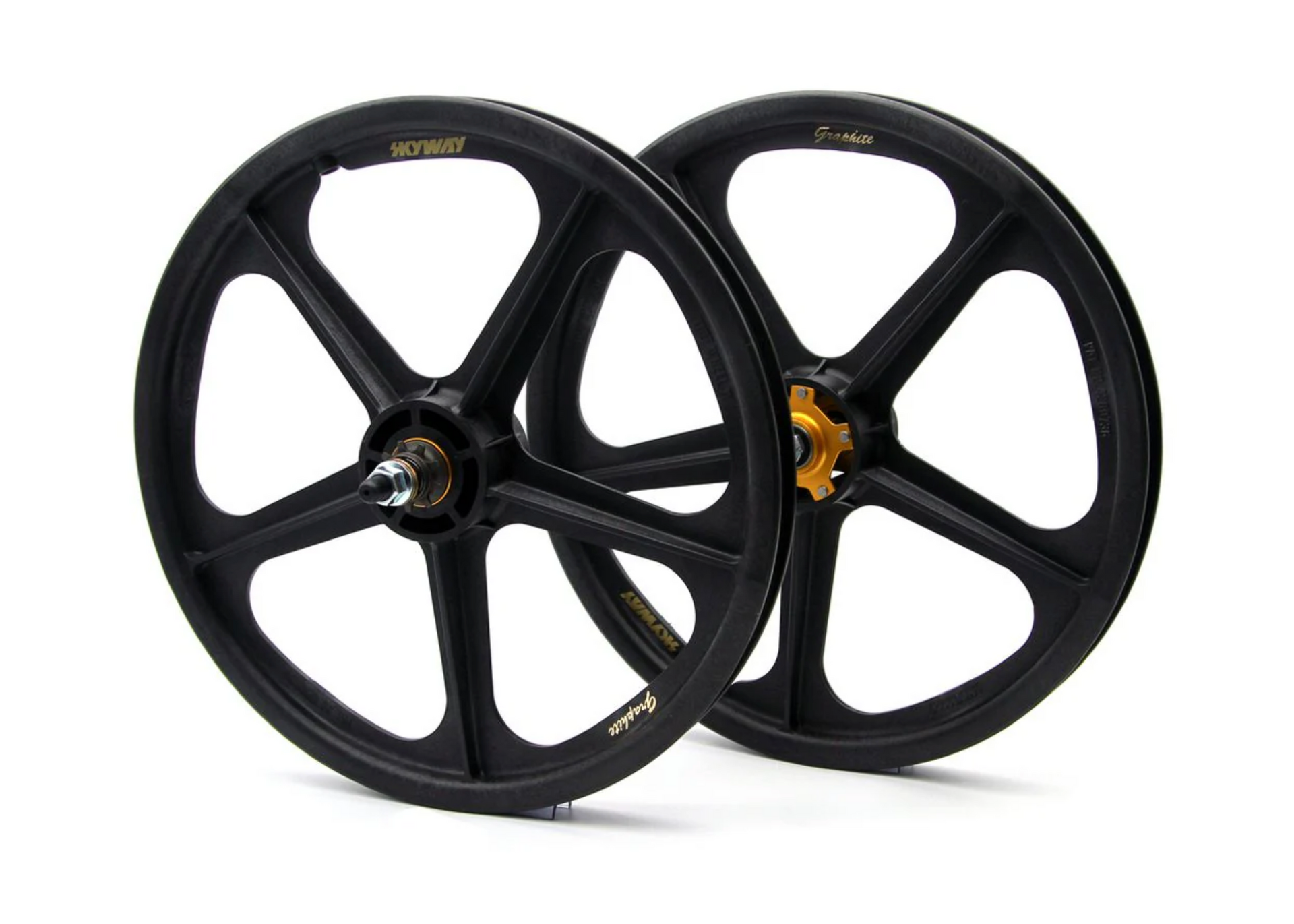 old bmx SKYWAY tuff wheel2 前後 未使用品 ブラック Skyway Graphite Tuff Wheels — The Original BMX 5-Spoke Mag