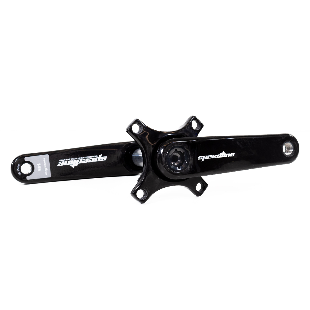 Speedline Parts Mini Carbon Hollow Carbon Fiber BMX Race Cranks torkerracing